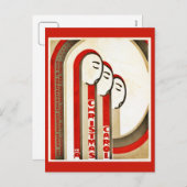 a Christmas Carol heeft WPA gerestaureerd Feestdagenkaart (Voorkant / Achterkant)