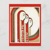 a Christmas Carol heeft WPA gerestaureerd Feestdagenkaart (Voorkant)