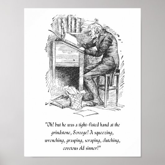 "A Christmas Carol Poster (Voorkant)