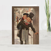 A Christmas Carol: Tim & Mr. Cratchit Kaart (Voorkant)