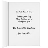 A Christmas Carol van Rossetti Art Christmas Kaart (Binnen (Rechts))