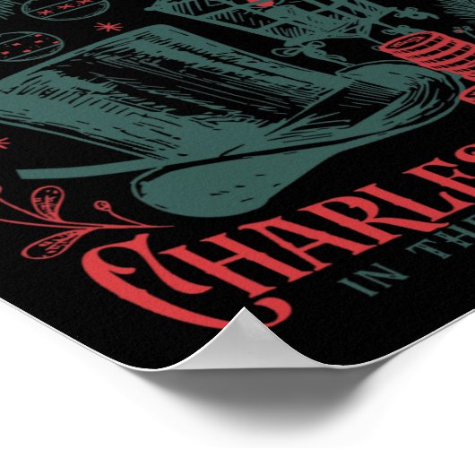  A Christmas Carol Xmas Light Academia Lite Poster (Hoek)