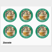 A Christmas Cupcake Personalized Food Label (Vel)
