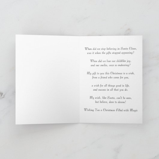 A Christmas Filled with Magic Feestdagen Kaart (Binnen)