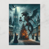 A Christmas Horror AI Generated Art Briefkaart (Voorkant)