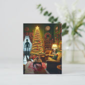 A Christmas Horror AI Generated Art Briefkaart (Staand voorkant)