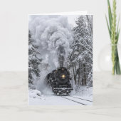 A Christmas Journey Feestdagen Kaart (Voorkant)