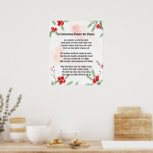 A Christmas Prayer for Peace Poster (Keuken)
