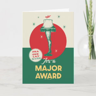 A Christmas Story   Been Leg Lantaarn Grote Prijs Kaart