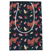 A Christmas Story Christmas Lights Pattern Medium Cadeauzakje (Voorkant)