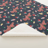 A Christmas Story Christmas Lights Pattern Sherpa Deken (3/4)