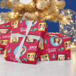 A Christmas Story | Family Photos Pattern Cadeaupapier<br><div class="desc">This retro Christmas pattern features all your favorite characters from the classic movie,  A Christmas Story.</div>