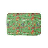 A Christmas Story Green Icon Pattern Badmat (Voorkant)