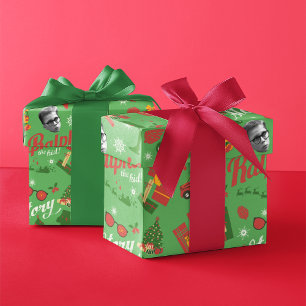 A Christmas Story Green Icon Pattern Cadeaupapier