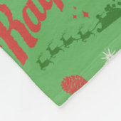 A Christmas Story Green Icon Pattern Fleece Deken (Hoek)
