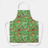 A Christmas Story Green Icon Pattern Schort (Voorkant)