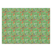 A Christmas Story Green Icon Pattern Tafelkleed (Voorkant (Horizontaal))