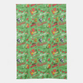 A Christmas Story Green Icon Pattern Theedoek (Verticaal)
