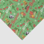 A Christmas Story Green Icon Pattern Tissuepapier (Detail)