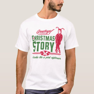 A Christmas Story He Looks Like a Pink Nightmare T-shirt