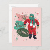 A Christmas Story - I Can't Put My Arms Down Briefkaart (Voorkant / Achterkant)