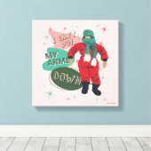 A Christmas Story - I Can't Put My Arms Down Canvas Afdruk (Insitu (Houten vloer))