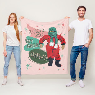 A Christmas Story - I Can't Put My Arms Down Fleece Deken