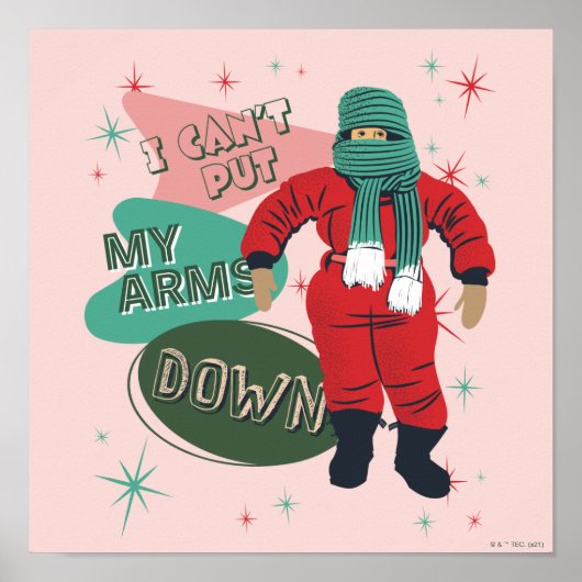 A Christmas Story - I Can't Put My Arms Down Poster (Voorkant)