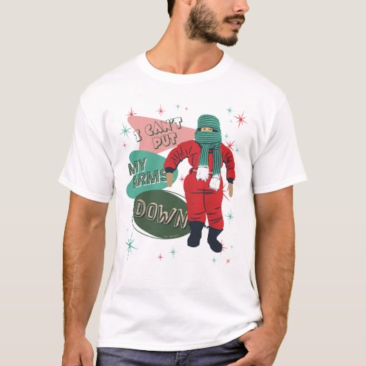A Christmas Story - I Can't Put My Arms Down T-shirt (Voorkant)