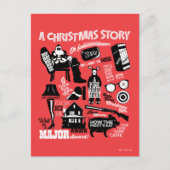 A Christmas Story Icons Graphic Feestdagenkaart (Voorkant)