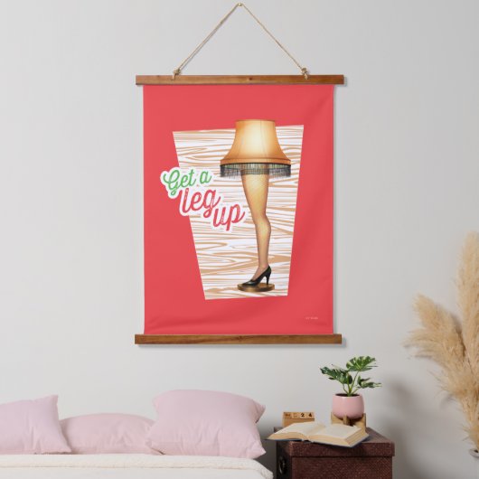 A Christmas Story Lamp Get a Legup Hangend Wandkleed (Slaapkamer)
