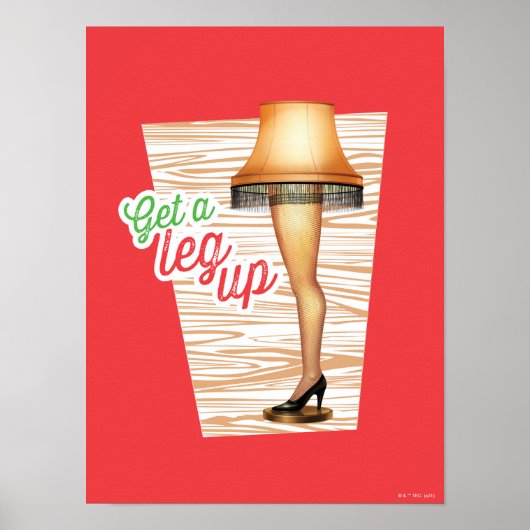 A Christmas Story Lamp Get a Legup Poster (Voorkant)