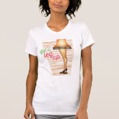 A Christmas Story Lamp Get a Legup T-shirt (Voorkant)
