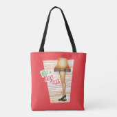 A Christmas Story Lamp Get a Legup Tote Bag (Achterkant)