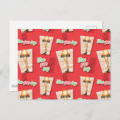 A Christmas Story | Legp Pattern Briefkaart (Voorkant / Achterkant)