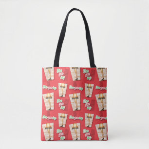A Christmas Story   Legp Pattern Tote Bag