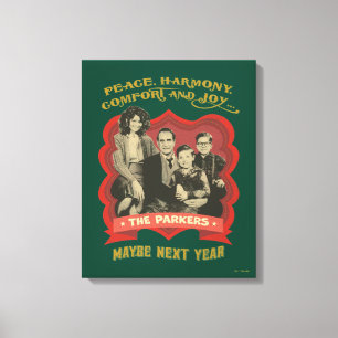 A Christmas Story Peace, Harmony, Comfort & Joy Canvas Afdruk