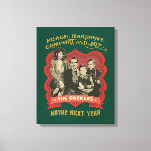 A Christmas Story Peace, Harmony, Comfort & Joy Canvas Afdruk (Voorkant)
