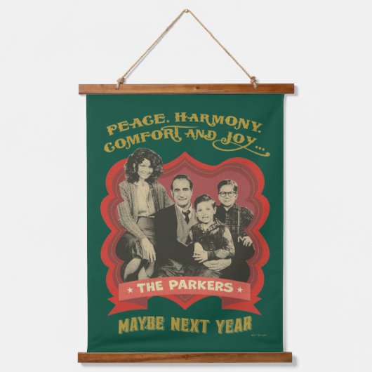A Christmas Story Peace, Harmony, Comfort & Joy Hangend Wandkleed (Voorkant)