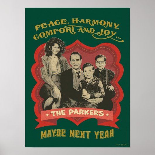 A Christmas Story Peace, Harmony, Comfort & Joy Poster (Voorkant)