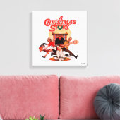 A Christmas Story Poster Art Canvas Afdruk (Insitu (Woonkamer))