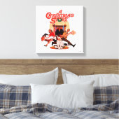 A Christmas Story Poster Art Canvas Afdruk (Insitu (Slaapkamer))