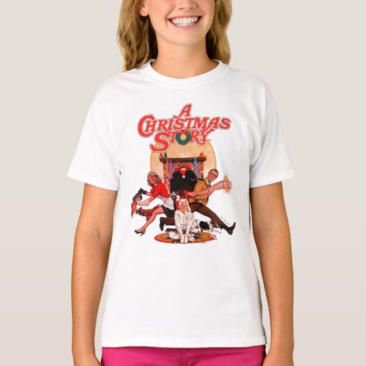 A Christmas Story Poster Art T-shirt (Voorkant)