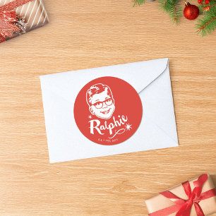 A Christmas Story Ralphie Ronde Sticker