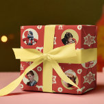 A Christmas Story Retro Snowflake Pattern Cadeaupapier<br><div class="desc">This retro pattern features all your favorite characters from the classic movie,  A Christmas Story.</div>
