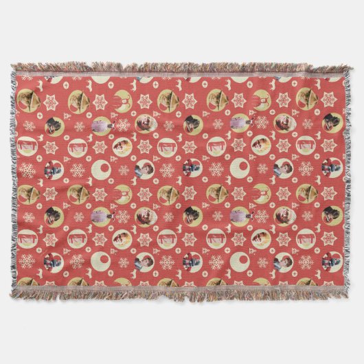 A Christmas Story Retro Snowflake Pattern Deken (Voorkant)