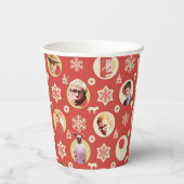 A Christmas Story Retro Snowflake Pattern Papieren Bekers (Achterkant)