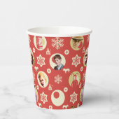 A Christmas Story Retro Snowflake Pattern Papieren Bekers (Links)