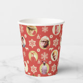 A Christmas Story Retro Snowflake Pattern Papieren Bekers (Voorkant)