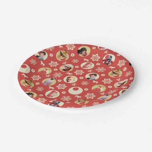 A Christmas Story Retro Snowflake Pattern Papieren Bordje (Gekanteld)